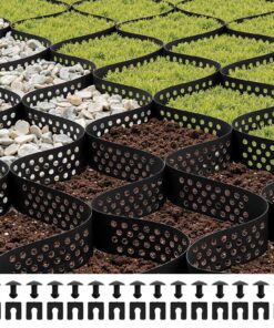 VEVOR HDPE Ground Grid 3-Inch Deep Geocell 5200x2700mm for Gravel