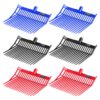 VEVOR 6 Pack 18 Tine Manure Fork Heads  Durable PP Plastic Replacement for Horse Stalls
