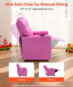 Cup Holder & Wooden Frame - Ergonomic Toddler Sofa