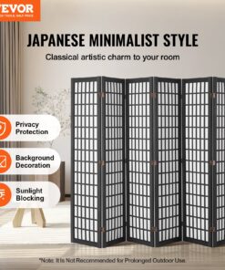 3-Panel Solid Wood Privacy Screen