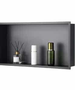 VEVOR 33x63.5x10.2cm Stainless Steel Recessed Shower Niche – Waterproof Wall Shelf for Bathroom Storage