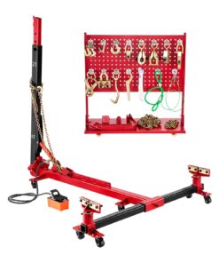 VEVOR 6T Auto Body Frame Puller with 3m Chain & 6000 PSI Foot Pump – Car Frame Straightening Tool for Vehicle Repair