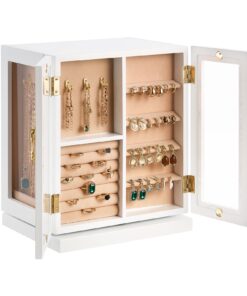 VEVOR 360° Rotating Jewelry Organizer with 5 Drawers