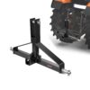 VEVOR 3 Point Category 1 Quick Hitch Drawbar with 50 mm Receiver for Compact Tractors