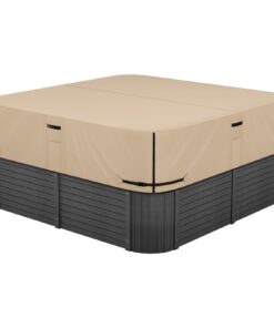 VEVOR Weatherproof Hot Tub Cover 2285x2285x508mm – Heavy-Duty Waterproof Outdoor Spa Lid