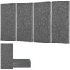 VEVOR 4 Pack Self Adhesive Acoustic Wall Panels