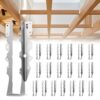 VEVOR Steel Face Mount Joist Hangers 40x38x199 mm with Screws