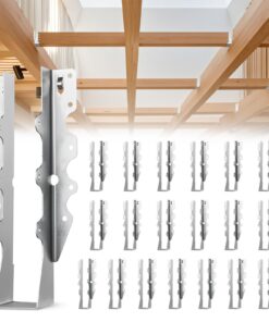 VEVOR Steel Face-Mount Joist Hangers 40x38x199 mm with Screws