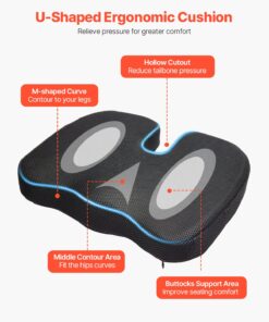 Hip & Tailbone Pain Relief – Ergonomic & Breathable