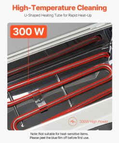 300W Nail Tool Sterilizer with Adjustable Timer & Anti-Scald Handle