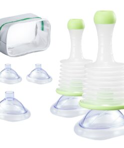 VEVOR Portable Anti-Choking Device with Manual Suction Pump and 5 Masks – Emergency Airway Rescue Kit for All Ages