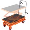 VEVOR Manual Hydraulic Lift Table Cart