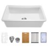 VEVOR 835x485 mm Fireclay Farmhouse Kitchen Sink