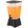 VEVOR 19L Plastic Beverage Dispenser with No Drip Spigot  Large Capacity Drink Dispenser for Parties