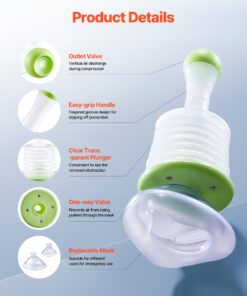 3 Masks & Storage Bag – Emergency Airway Rescue Tool