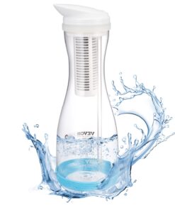 VEVOR 6-Cup Glass Water Filter Pitcher