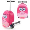 VEVOR 51cm Kids Ride On Scooter Suitcase with Flash Wheels