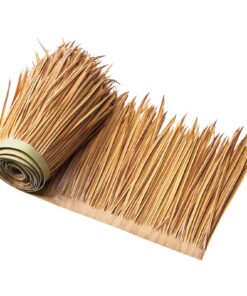VEVOR 0.5x5M Artificial Thatch Roof Roll – Durable PE Tiki Hut Grass Skirt for Indoor/Outdoor Decor