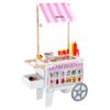 Тележка для Ролевых игр с Хот-догами VEVOR Kids Ice Cream с 25 Аксессуарами