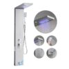 VEVOR Stainless Steel Shower Panel Tower System with LED