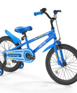 VEVOR 45.7 cm BMX-Style Kids Bike with Dual Brakes & Adjustable Seat for Boys & Girls Aged 5–10