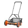 VEVOR 46cm Manual Push Reel Lawn Mower with 5 Steel Blades
