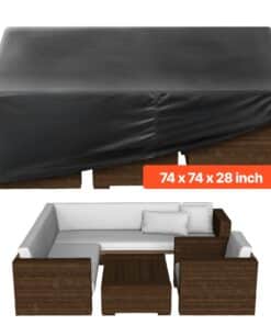 Водонепроницаемый Чехол Для Уличной мебели VEVOR 188x188x71 см