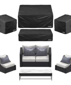 VEVOR 4-Piece Waterproof Patio Furniture Cover Set – 420D Oxford Fabric