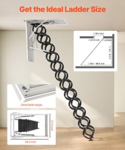 Foldable Ceiling-Mounted Loft Stairs for 290–311 cm Ceilings