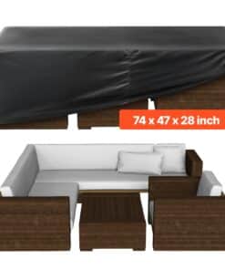 Водонепроницаемый Чехол Для Уличной мебели VEVOR 188x119x71 см