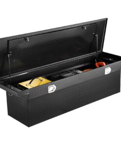 VEVOR 175x30x35 cm Izturīga Alumīnija Kravas Kastes Instrumentu Kaste ar Slēdzeni un Laikapstākļu Aizsardzību