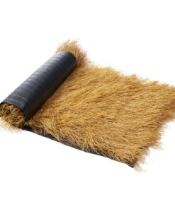 VEVOR Artificial Thatch Roof Roll 0.4×1.2M – Weatherproof PE Tiki Bar Skirt for Indoor & Outdoor Tropical Décor