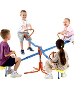 VEVOR 360° Rotating Kids Seesaw for 2–4 Children