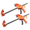 VEVOR 2 Pack 305 cm One Handed Woodworking Bar Clamps  Spreaders