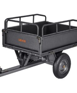 VEVOR Heavy Duty Steel Dump Cart 10 Cu. Ft (283L)