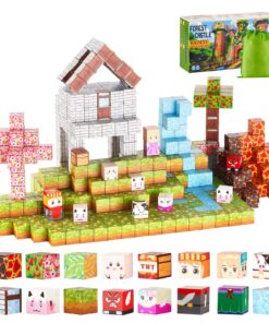 VEVOR 150-Piece Magnetic Building Blocks Forest Castle Set – STEM Montessori Sensory Toy for Kids