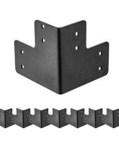 VEVOR 8pcs Heavy-Duty 165mm Steel Workbench Corner Bracket Kit