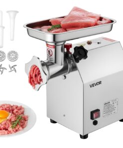 VEVOR Commercial Electric Meat Grinder 2.5 kg/min with Sausage Stuffer