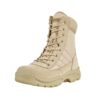 VEVOR Mens 203mm Sand Tactical Combat Boots with Side Zipper