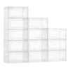VEVOR Stackable Shoe Storage Boxes 12 Pack