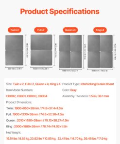 2-Piece Modular Mattress Support Base