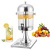 VEVOR 8L Drink Dispenser with Ice Chamber  No Drip Spigot for Parties