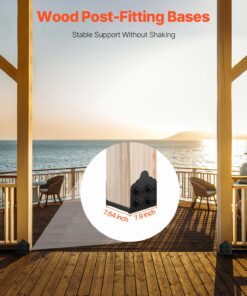 Rust-Resistant Anchors for 200x190 mm Posts