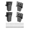 VEVOR 4 Piece Compound Angle Platform Brackets for 89x89 mm Lumber  Heavy Duty