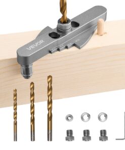 VEVOR Self-Centering Doweling Jig Kit with 6.35mm