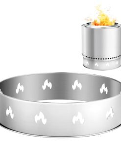 VEVOR Stainless Steel Fire Pit Stand for 49.5 cm Solo Stove Bonfire – Rust-Resistant