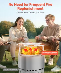 Эффективное распределение тепла для кострищ