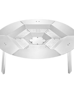 VEVOR 685.8 mm Stainless Steel Heat Deflector for Solo Stove Yukon – Durable