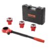 VEVOR Manual Ratchet Pipe Threader Kit with 12