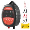 VEVOR Electric Fence Energizer 10kV 1J ACDCSolar Powered